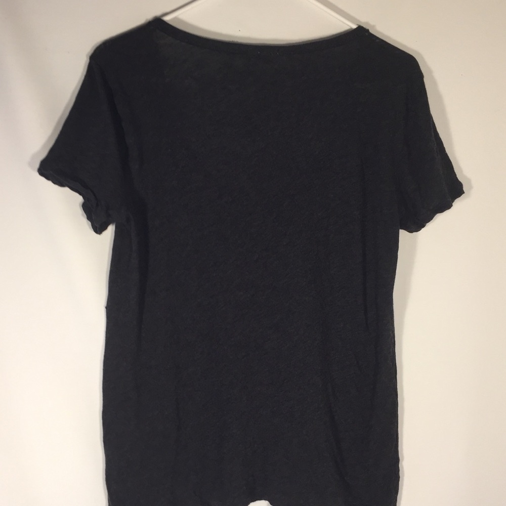 J Crew Charcoal Gray Top With Sequins - Picture 3 of 6